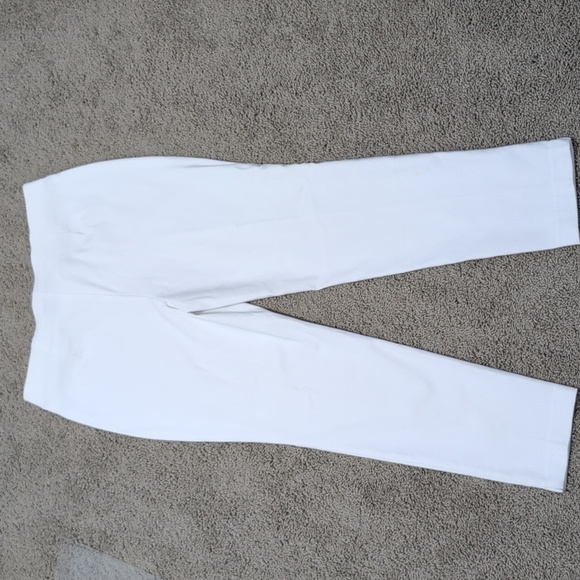 Easywear By Chicos White Pull On Slim Professional Slacks Pants Size 1.5(10) - Picture 11 of 12